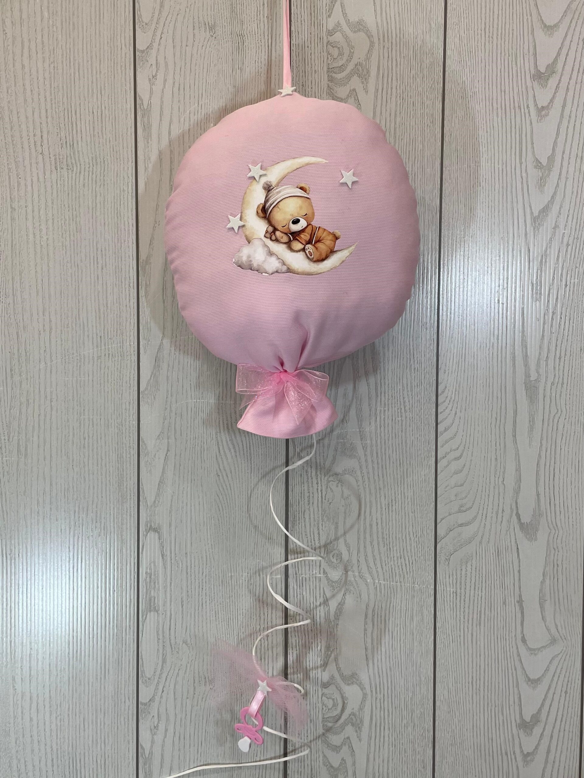 Fiocco nascita “Palloncino imbottito" bianco o altri colori - immagine 4